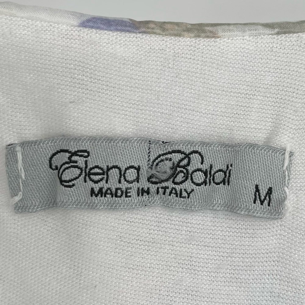 Elena Baldi 100% Silk Floral Blouse - Picture 9 of 9